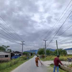 Gotong Royong Desa Banjar Ganjang