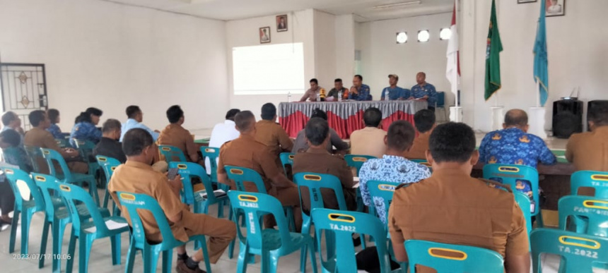 Rapat Persiapan Panitia HUT RI ke 78 Tingkat Kecamatan Parmaksian Tahun 2023