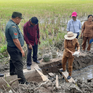 Trial go Pembangunan Saluran Irigasi Siandor Desa Lumban Manurung