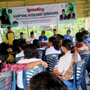 Launching Kampung Moderasi Beragama Serentak se- Indonesia Tahun 2023 di Balai Desa Jonggi Manulus