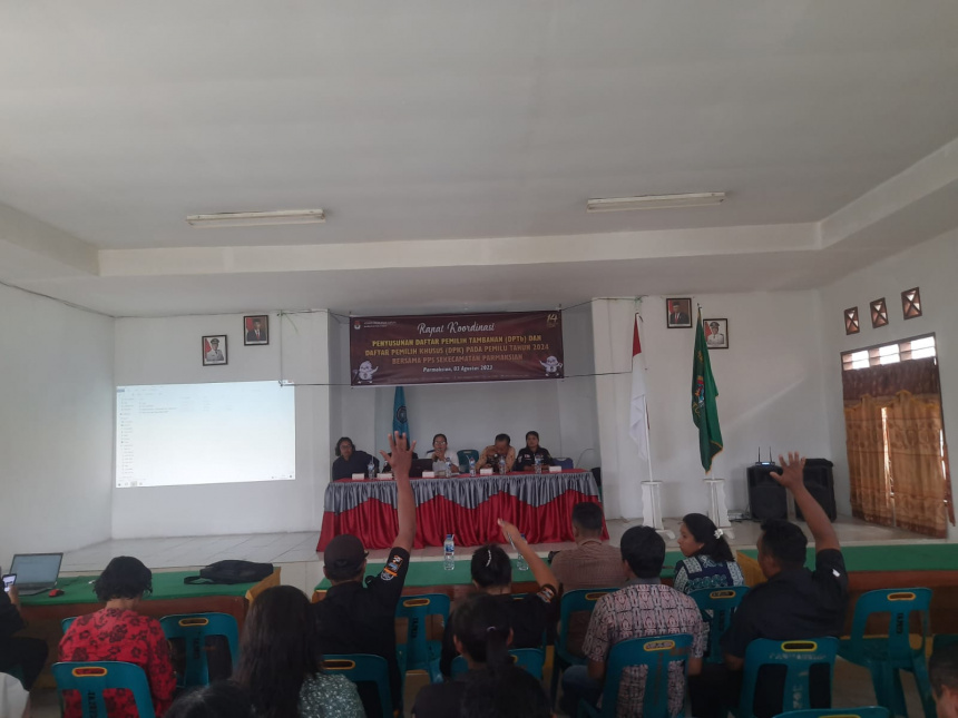 Rapat Koordinasi Penyusunan Daftar Pemilih Tambahan (DPTb) dan Daftar Pemilih Khusus (DPK) pada Pemilu Tahun 2024