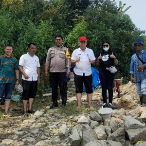 Trial Go Pembangunan Saluran Irigasi  Langean IV Desa Banjar Ganjang