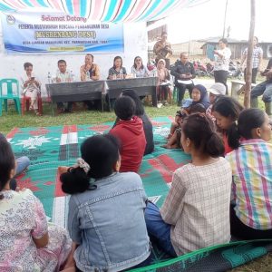 Monitoring RKPD 2025 di Desa Lumban Manurung