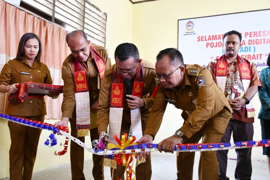 Peresmian Pojok Baca Digital “Sabam Sirait” Kecamatan Parmaksian