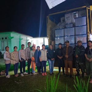 Penjemputan Logistik Hasil Pelaksanaan Pemilu dari Kecamatan Parmaksian