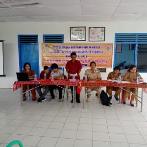 Musyawarah PertanggungJawaban APBDes TA.2023, Perubahan RKPDes TA. 2024 dan Pembentukan Tim Penyusun RPJMDes di desa Bius Gu Barat