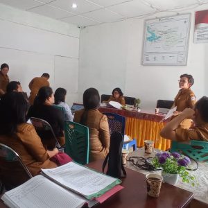 Rapat Koordinasi di Kantor Dinas PMDPPA Kabupaten Toba