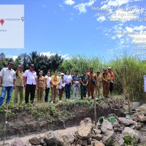 Kegiatan Trial go Lanjutan Saluran Irigasi Tanjung-Talla Gonting Desa Jonggi Manulus