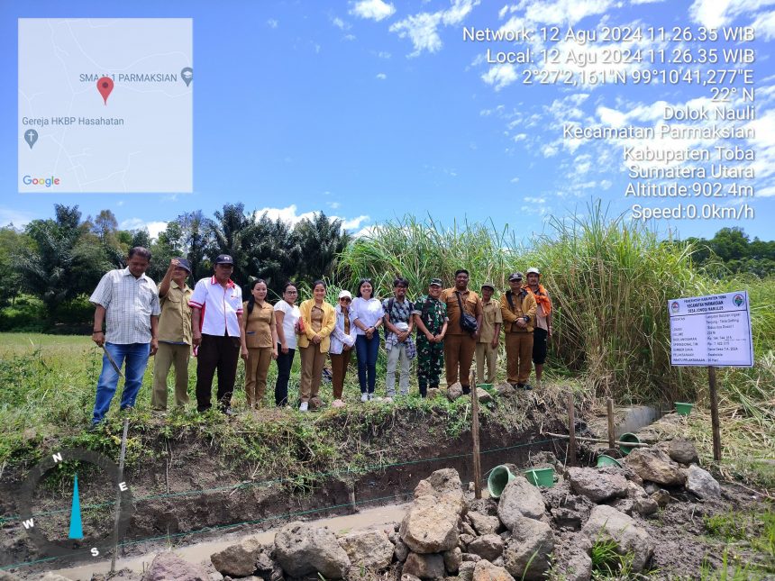 Kegiatan Trial go Lanjutan Saluran Irigasi Tanjung-Talla Gonting Desa Jonggi Manulus